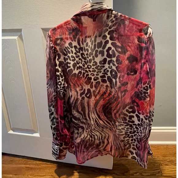 Guess Long Sleeve Button Down Top - Picture 2 of 6